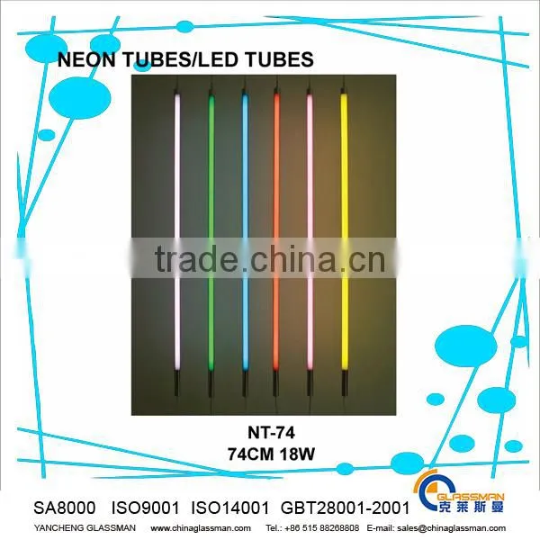home decoration colorful led neon lights NT-164 hanging neon tube