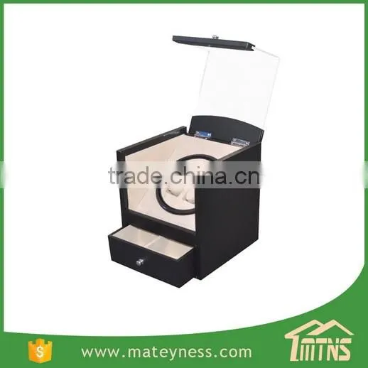 2+4 Automatic Rotation Leather AC/DC & Battery Operated China Watch Winder Box