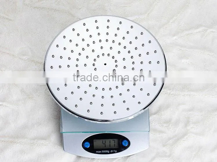 ABS chrome bathroom shower head, stainless steel shower head, waterfall shower head