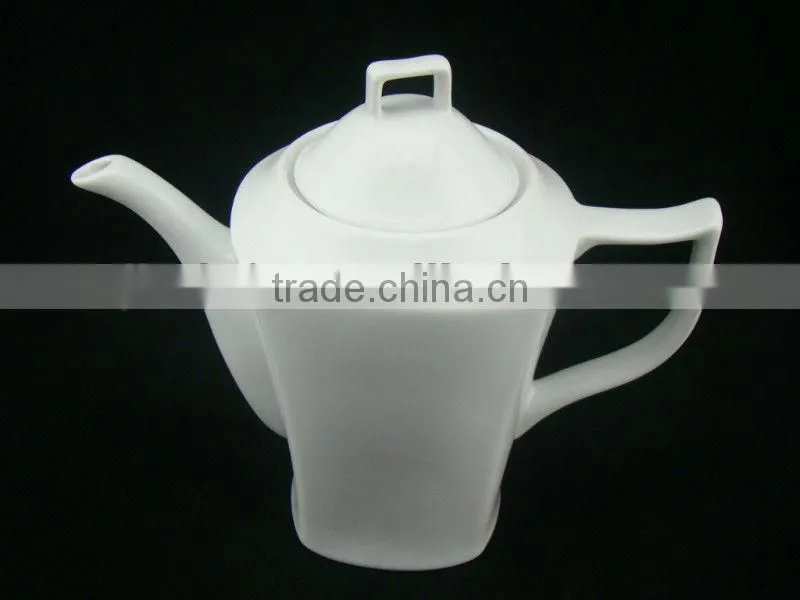 Drinkware white tea pot, turkish tea pot, ceramic hollow-out flower pot