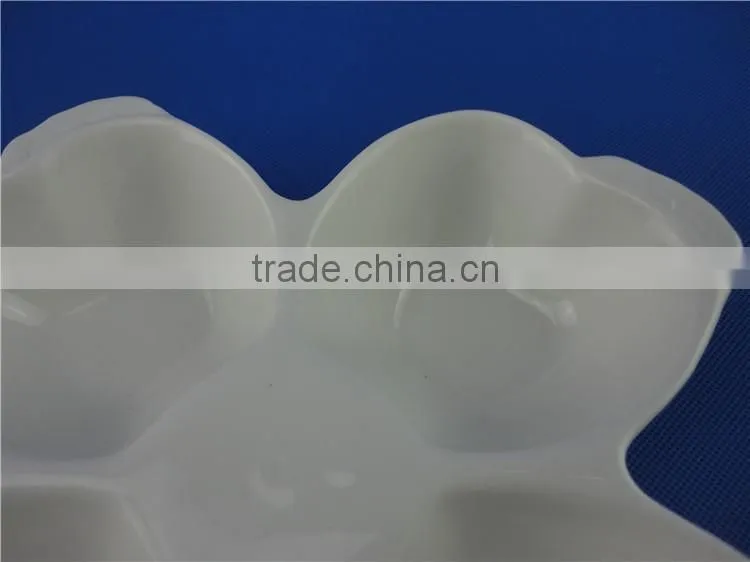 Hotel and restaurant ceramic plate