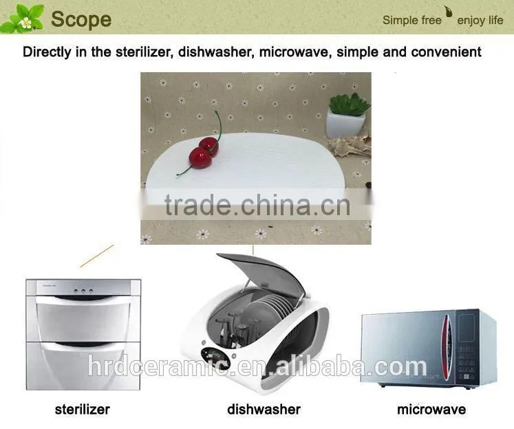 Wholesale Chinese Bulk stocked ceramic Dinner Plate