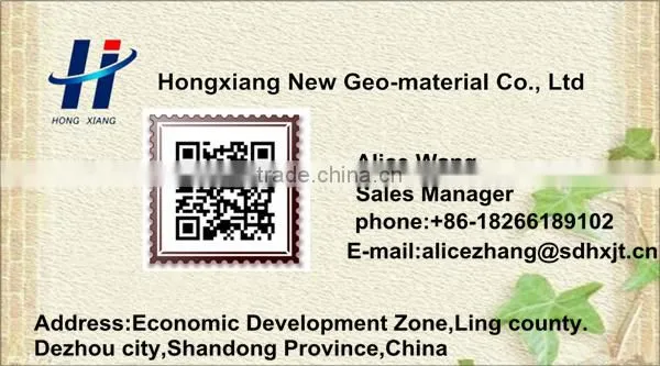 HDPE geocell in road be and slope surface protection