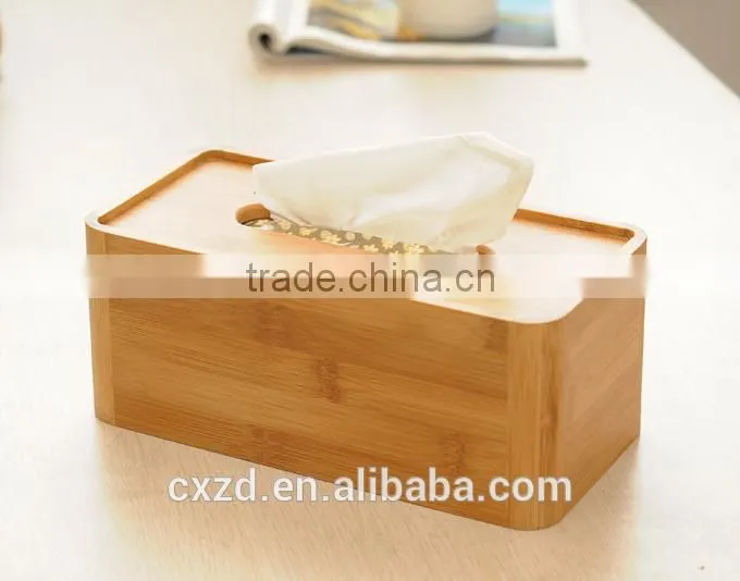 Many can be custom-made wooden tissue box
