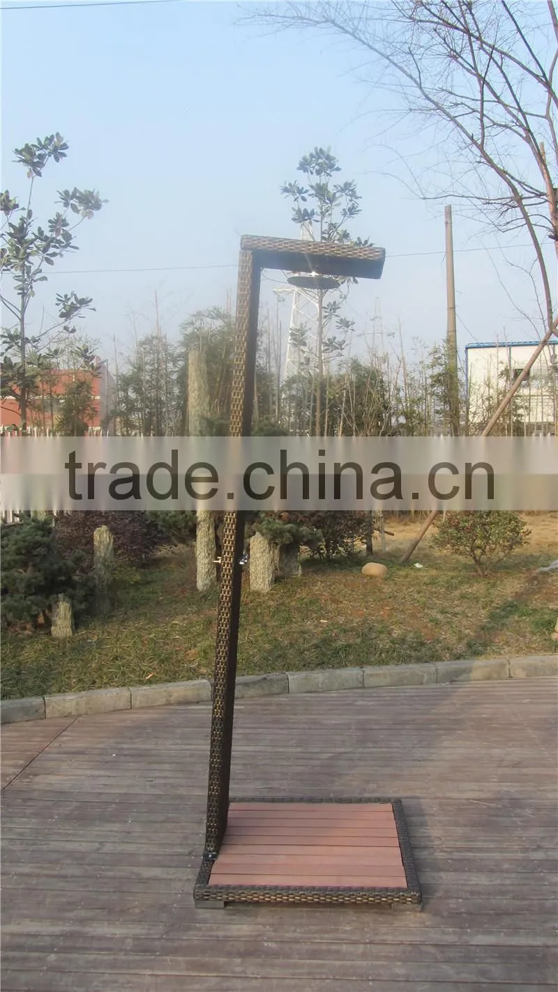 Outdoor All Weather Rattan Patio Furniture Shower