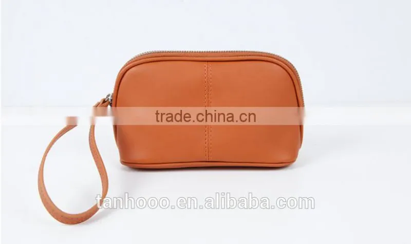 Fashion travel hanging professional wholesale PU leather makeup bag