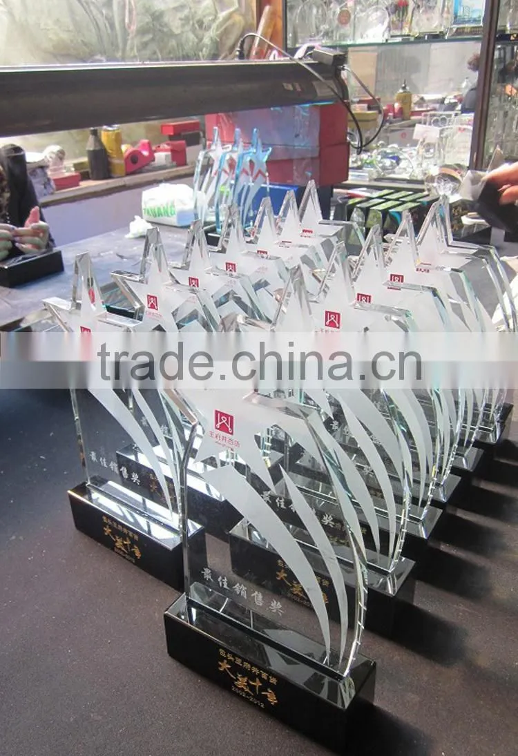 Unique Souvenir Crystal Plaque