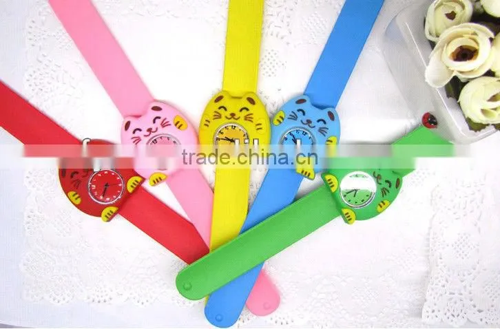 2013 hot sale silicone children slap watch