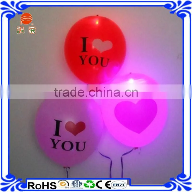 wholesale balloons for Wedding decoration LED glowing balloon for selection