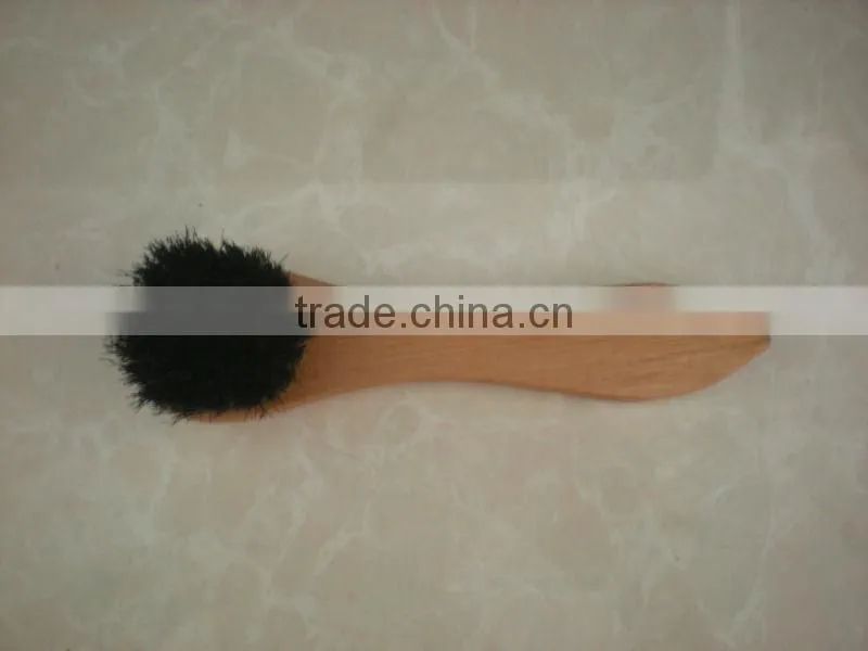 wooden shoe brush