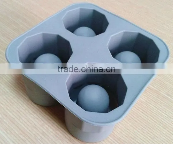 2015 new gift packing colorful ice shot glass molds