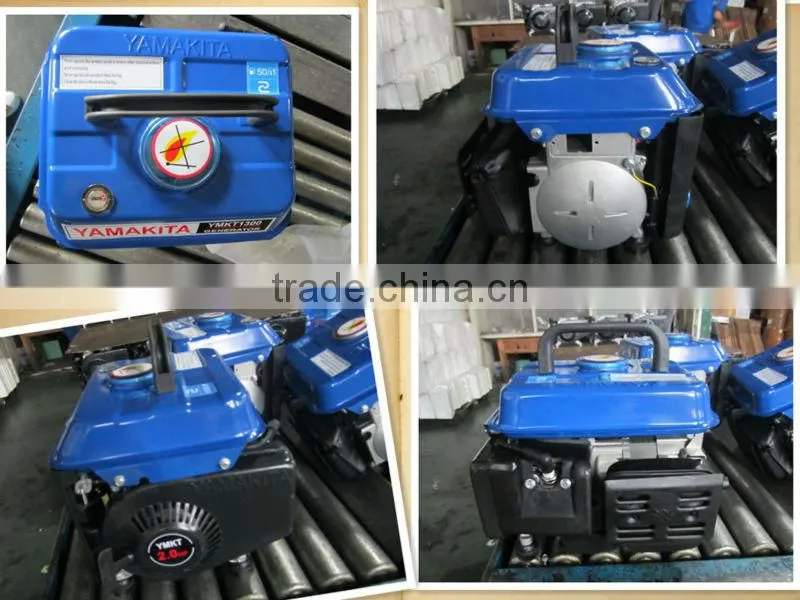 0.65kva 2 stroke small gasoline power generator, 1 cylinder gasoline engine