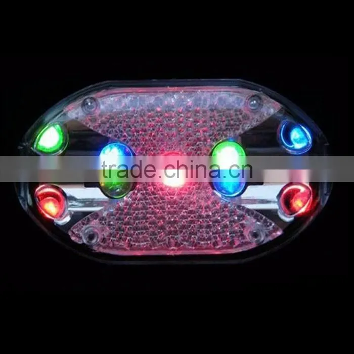 Bicycle 9 led colorful tail lights