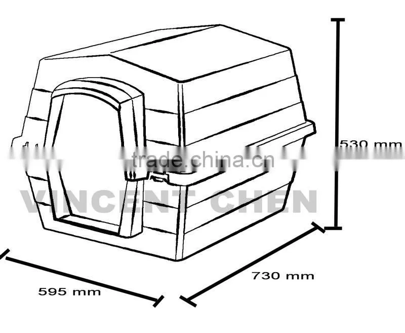 Wholesale Plastic Large Dog House