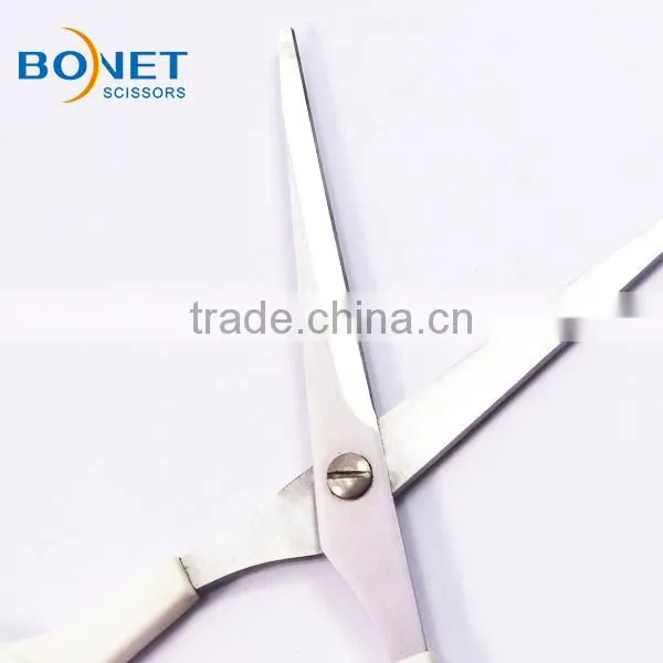 S81014P 6-3/4" barber white color handle hair scissors