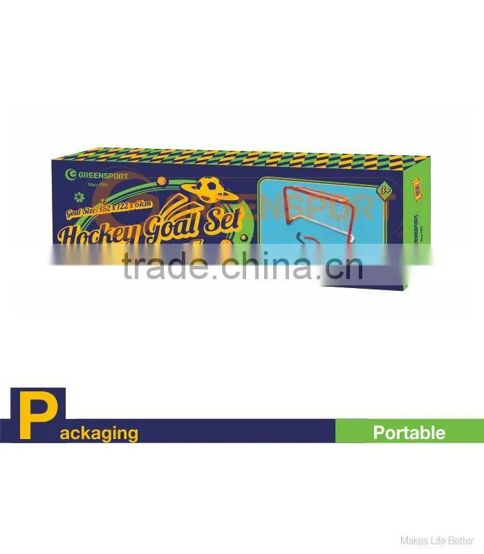 FOLDABLE HOCKEY GOAL SET PORTABLE