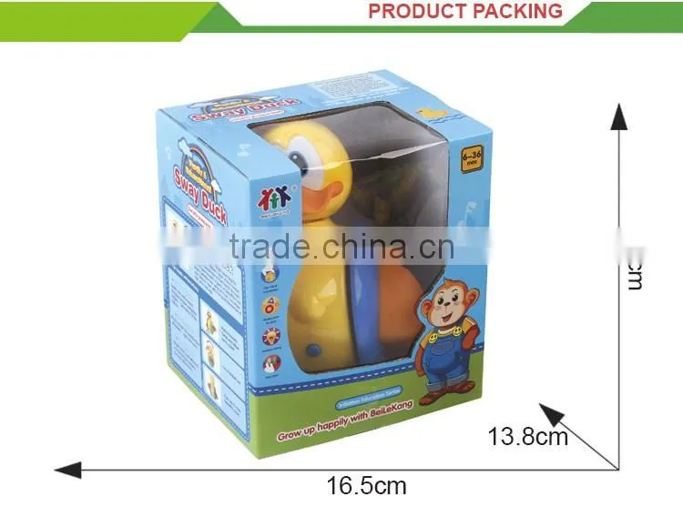 New product battery operated rocking animal dancing duck toy