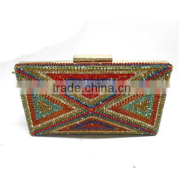 2014 ladies stylish jewelled evening clutch bags
