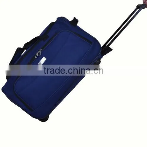 Pressional stock luggage trolley bag supplier from china