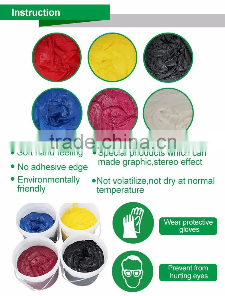 Qingyi plastisol printing ink for screen print machine