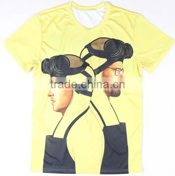 2016 fashion hiphop large size printing t shit hip hop t shirt for men