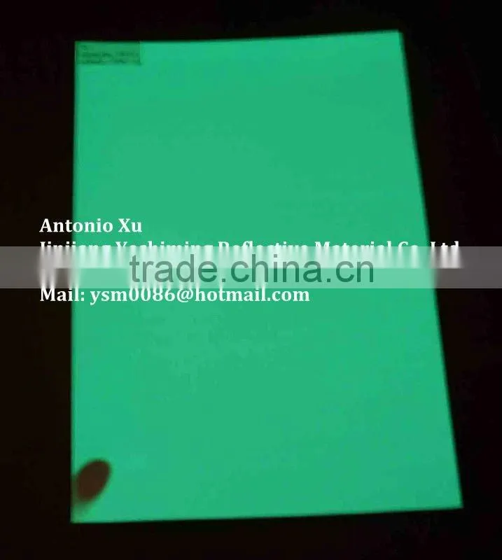 Acrylic 12 hours glow photoluminescent vinyl