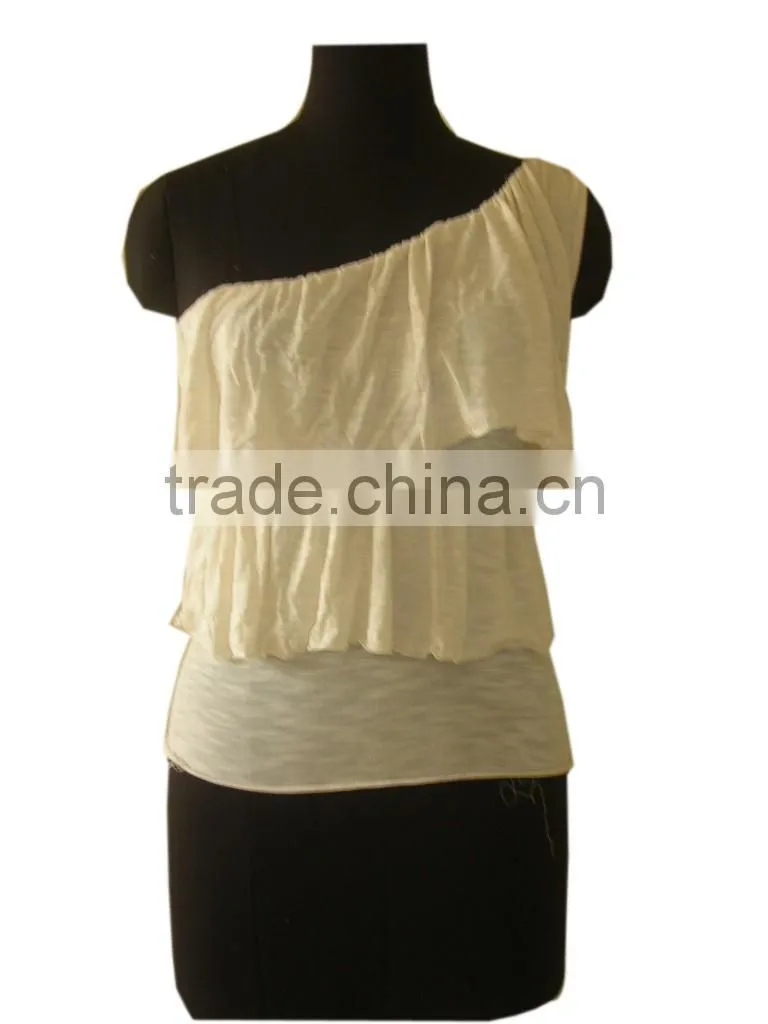 ladies one shoulder top