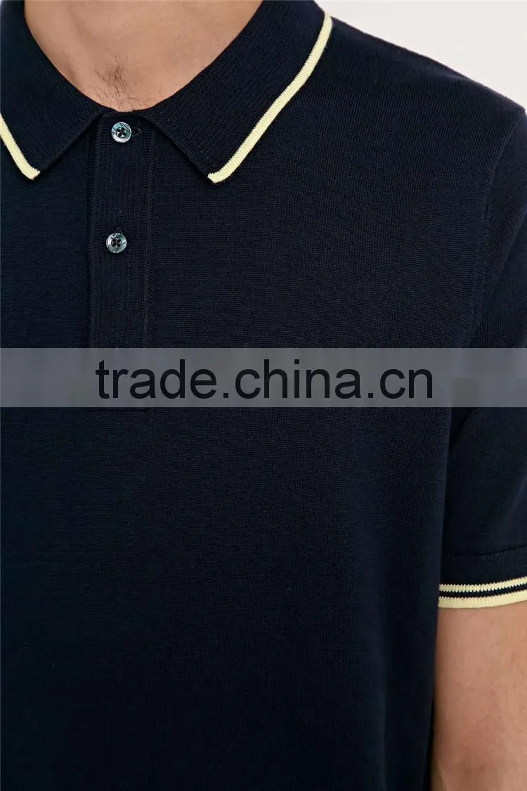 China factory trendy cotton pique polo shirt 100% hemp polo shirt