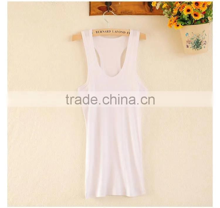 100%Cotton women summer tank top,Lady sexy tank top