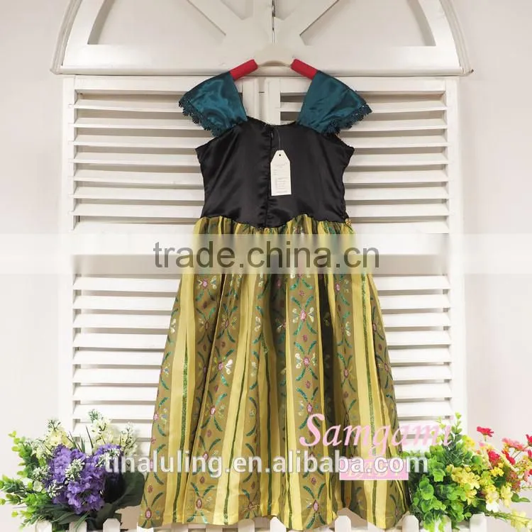 new fashion baby girls party wear dress kids party wear dress girls rainbow flower dress