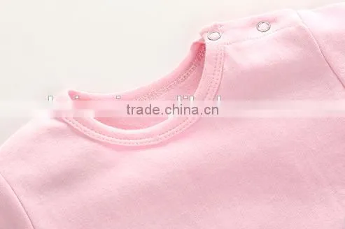 baby girls adorable pink cow printing wholesale good quality baby summer rompers