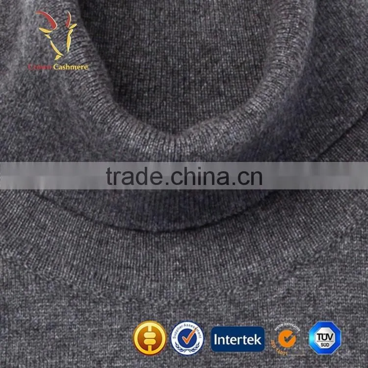Turtleneck Classic Cashmere Men Jumpers Sweater, Plain Knitwear