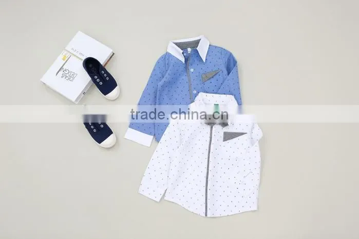 2017 fashion style child clothes kids summer wear boy long sleeve shirt