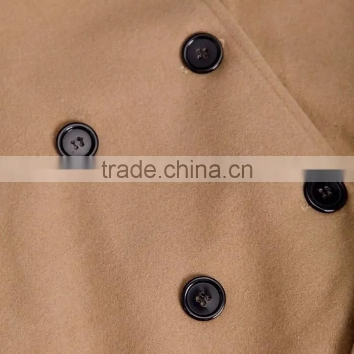 2016 Factory of Men's Long Style Woolen Coat Man Wool Blend Coat Men Wool Overcoat