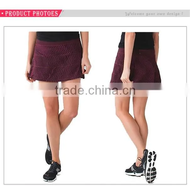 2016Fashion Cheap Sexy Running Tennis Skirt Women Badminton Wear Sportswear Tennis Skirt