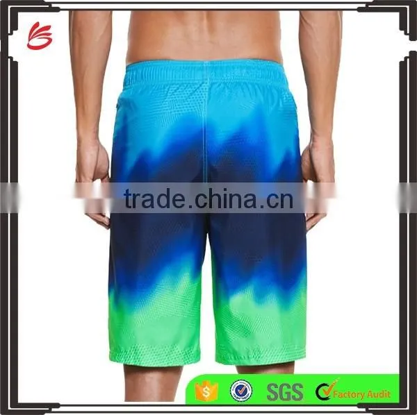 Newest 2017 wholesale man swim beavh shorts Haze Water Shedding Swim Trunks
