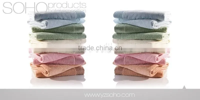 New 100% Cotton hotel towel set 5 star logo