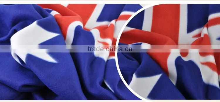 cheap china factory blanket with Flag