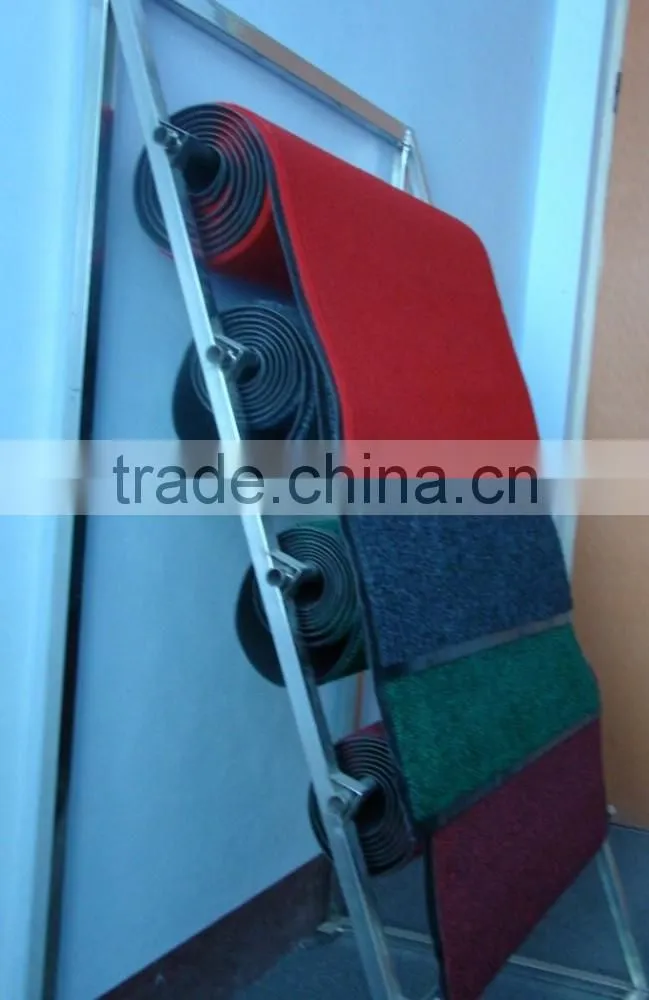 polypropylene fiber cut piles carpet with pvc backing