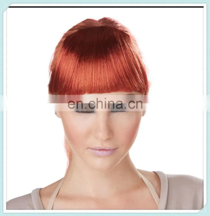Womens Blonde Synthetic Hair Extension Clip On Bangs HPC-0150