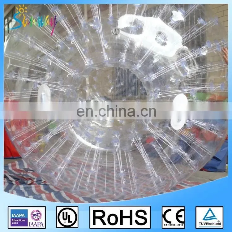 Sunway Human Ball Inflatable Game ,Giant Inflatable Zorb Ball for Sale