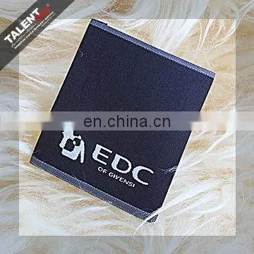 custom woven fashion main label for garment