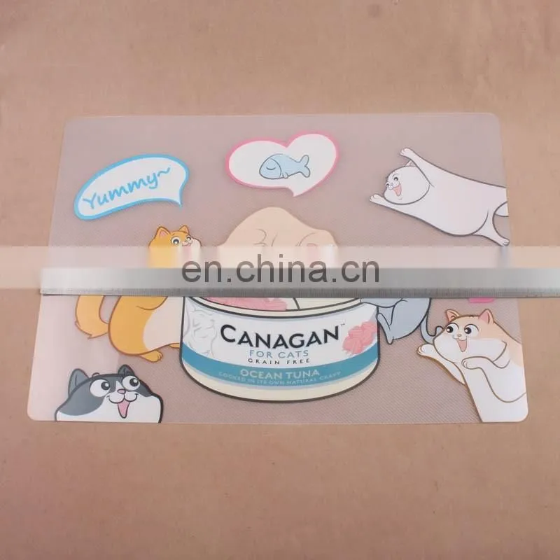 2017 BSCI Customers Advertising Logo Promotional plastic pp placemat