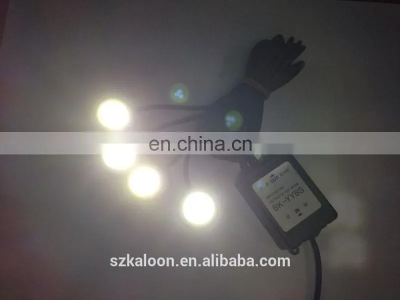 super brightness 4x3W eagle eye strobe light 4pcs/set with remote controller
