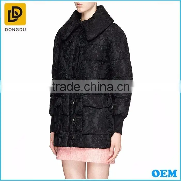 China Factory Wholesale Costom Long Sleeve Women Winter Coat