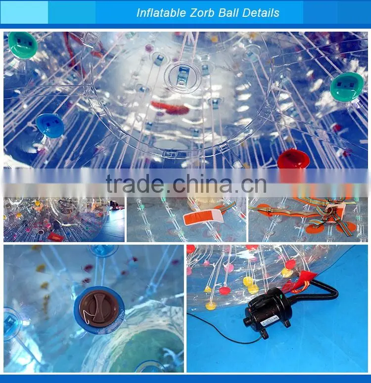 Aqua inflatable water walking balls PVC / TPU giant zorb ball for sale
