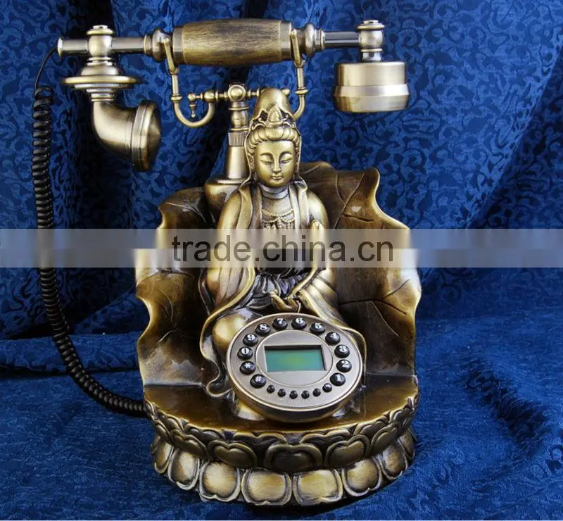 Corded old style telephone set