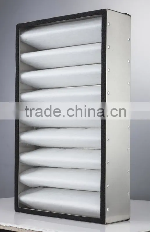 pleated air filter box