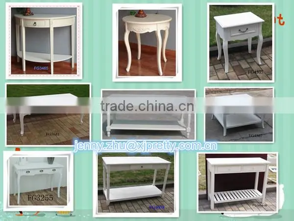 promotion wooden dressing tables with mirror and stool