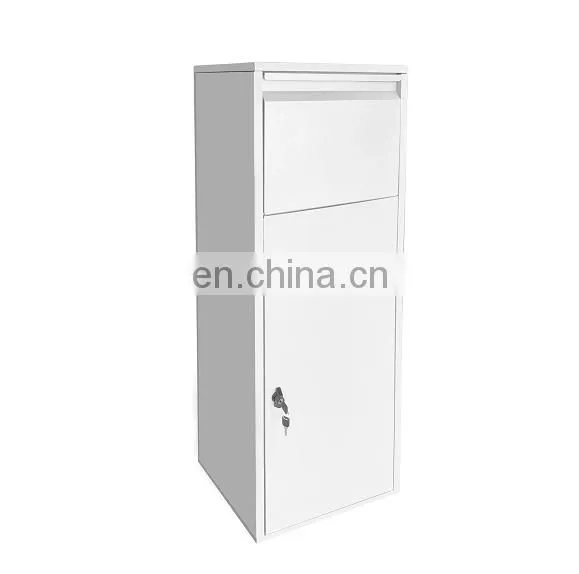 Custom Outdoor Extra Large Post Box Parcel Drop Box Metal Storage Parcel Drop Box For Mail And Parcel